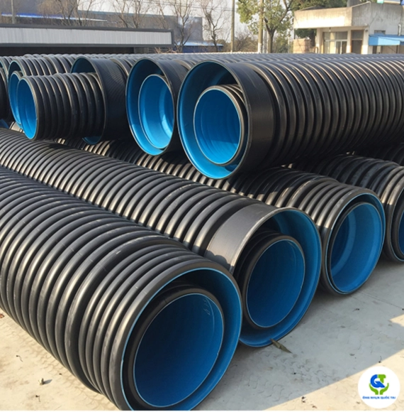 Ống HDPE gân sóng 2 lớp