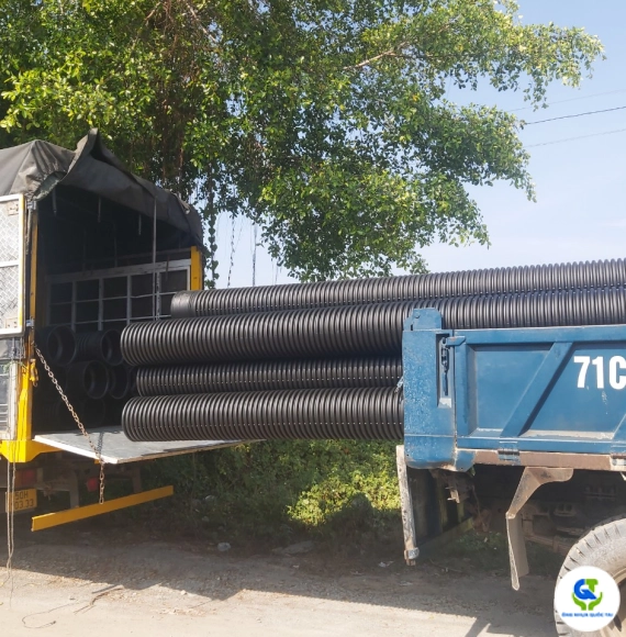 Ống HDPE gân sóng 2 lớp