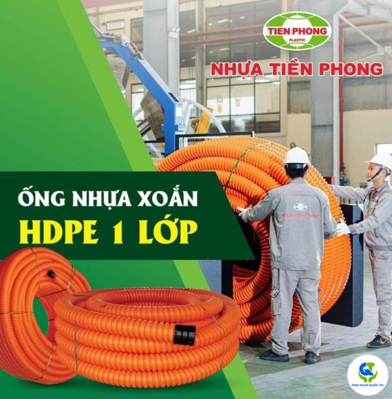 ỐNG NHỰA XOẮN HDPE 1 LỚP
